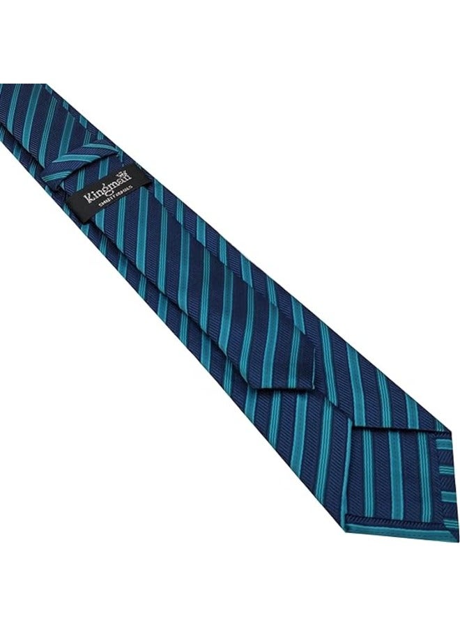 كينج مان ربطة عنق رسمية للرجال - ربطة عنق رجالي - ربطات عنق للقميص والبدلة - نمط ضيق - Image 4