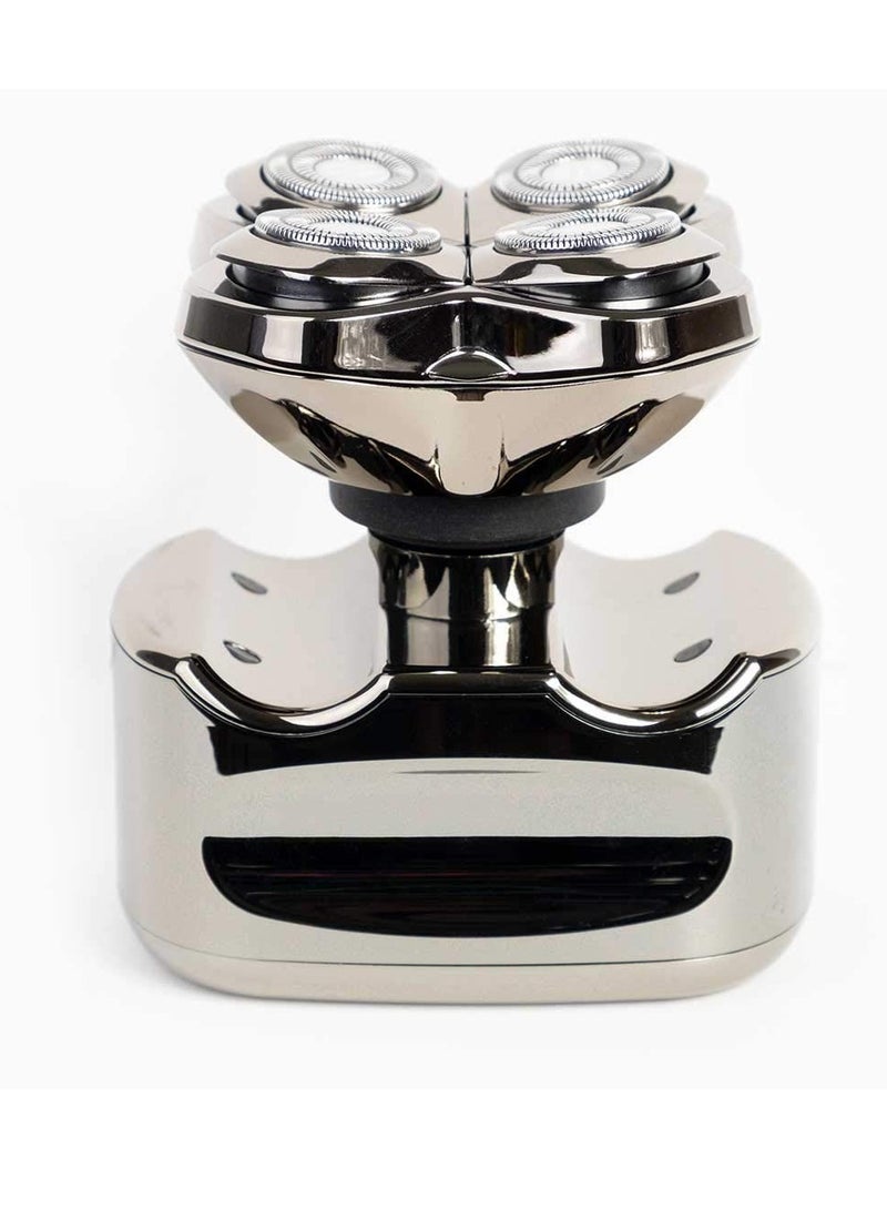 Skull Shaver Pitbull Platinum Pro Electric Head Shaver for Men with Bonus CR-3 Blade, Wet/Dry 4 Razor Hair Trimmer, 4D Rechargeable Rotary Shaver - Image 4