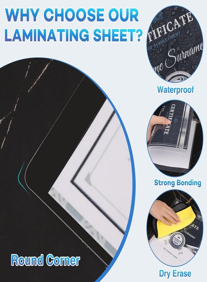 FURWEY 200 Pack Laminating Sheets, 3 mil, 8.9" x 11.4" Thermal Laminating Pouches Lamination Sheet Paper for Laminator, Clear, Letter Size, Office and School Supplies - Image 4