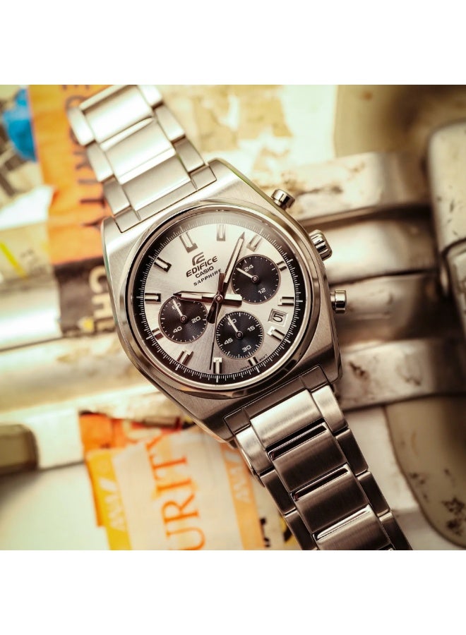 Casio Edifice EFB-730D-7AVUDF Men’s Stainless Steel Watch with White Dial and Sapphire Crystal – 100m Water Resistant - Image 3