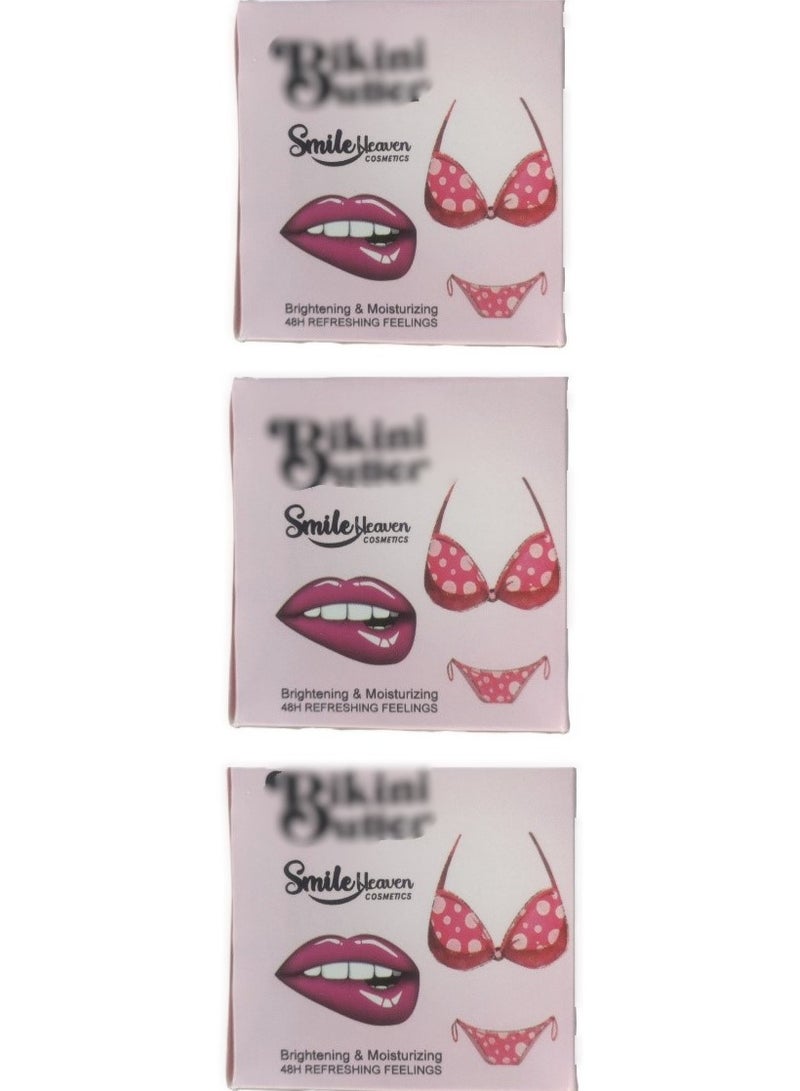 Smile Three Pieces of Bikini Butter soap