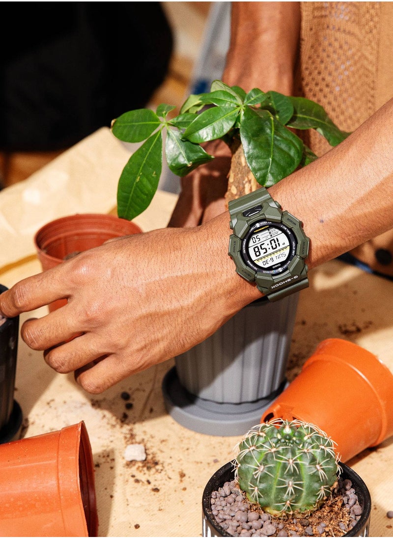 G-SHOCK - Digital Green Bio Based Resin Band Men's Watch GD-010-3 - 51.9MM - Image 1