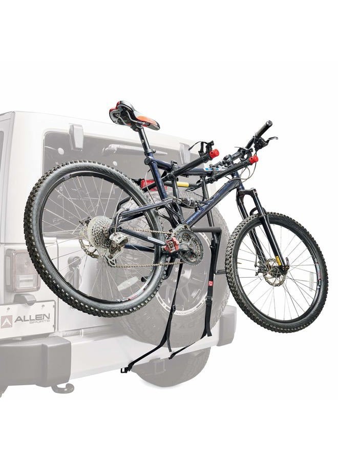 Allen Sports Deluxe 2-Bike Spare Tire Mounted Carrier, Model 322DN , Black - Image 3