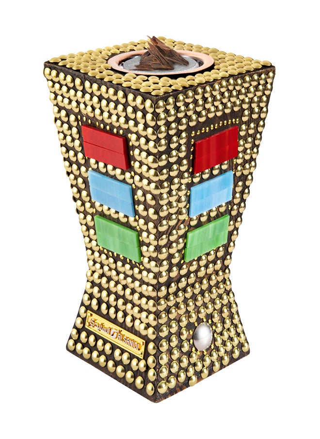 AL SANIDI - Traditional Incense Burner, Black, Size 11*11*20 Cm - Image 1