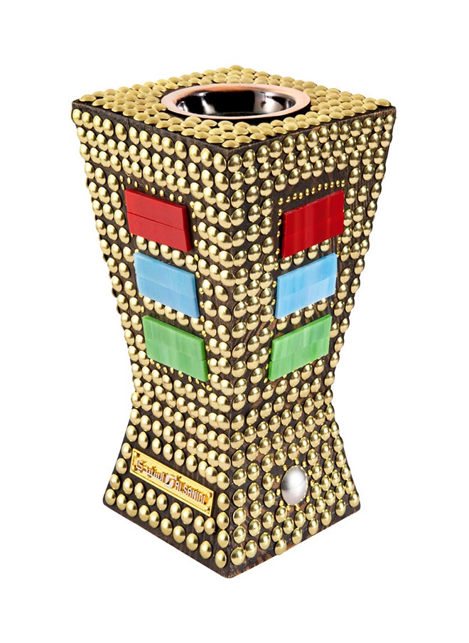 AL SANIDI - Traditional Incense Burner, Black, Size 11*11*20 Cm - Image 1