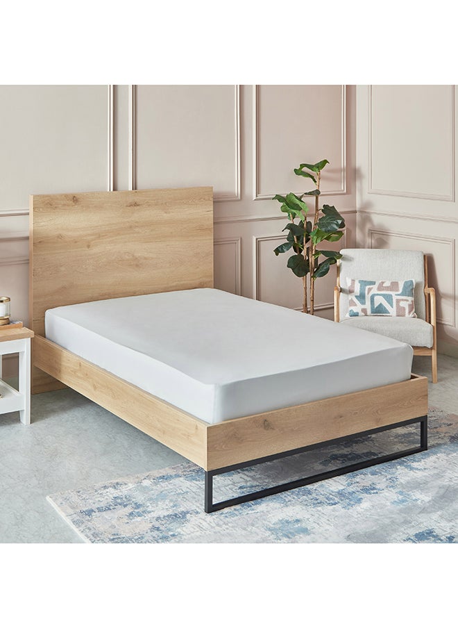 Home Box - Essential Cotton Twin Flat Sheet 260 x 170 cm - Image 1