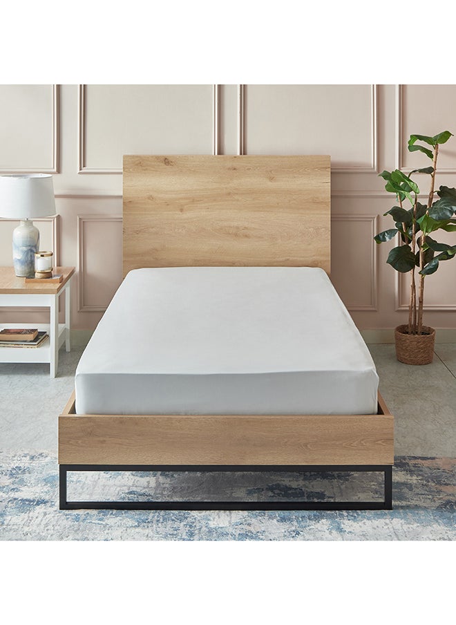 Home Box - Essential Cotton Twin Flat Sheet 260 x 170 cm - Image 1