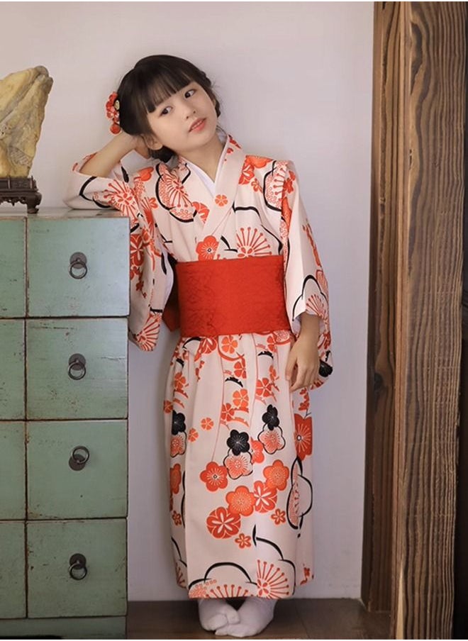 Al Aoyama Girl Kimono Robe Japanese Dress Photography Cosplay Costume Japanese Asian Dress Robe with Belt  - Image 1