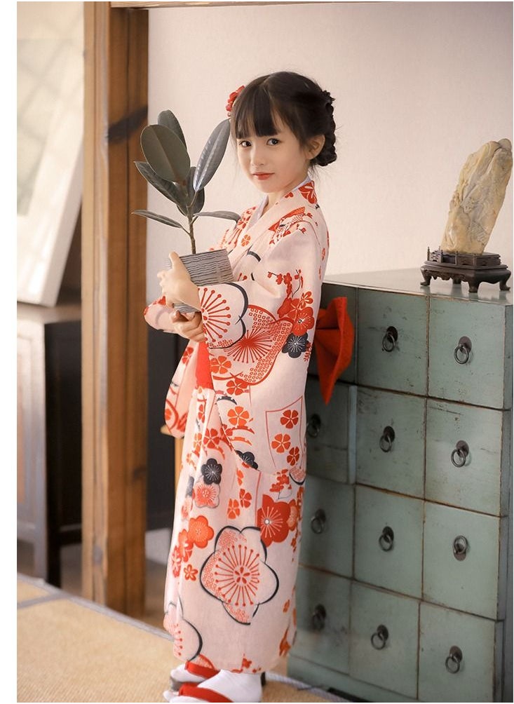 Al Aoyama Girl Kimono Robe Japanese Dress Photography Cosplay Costume Japanese Asian Dress Robe with Belt  - Image 3