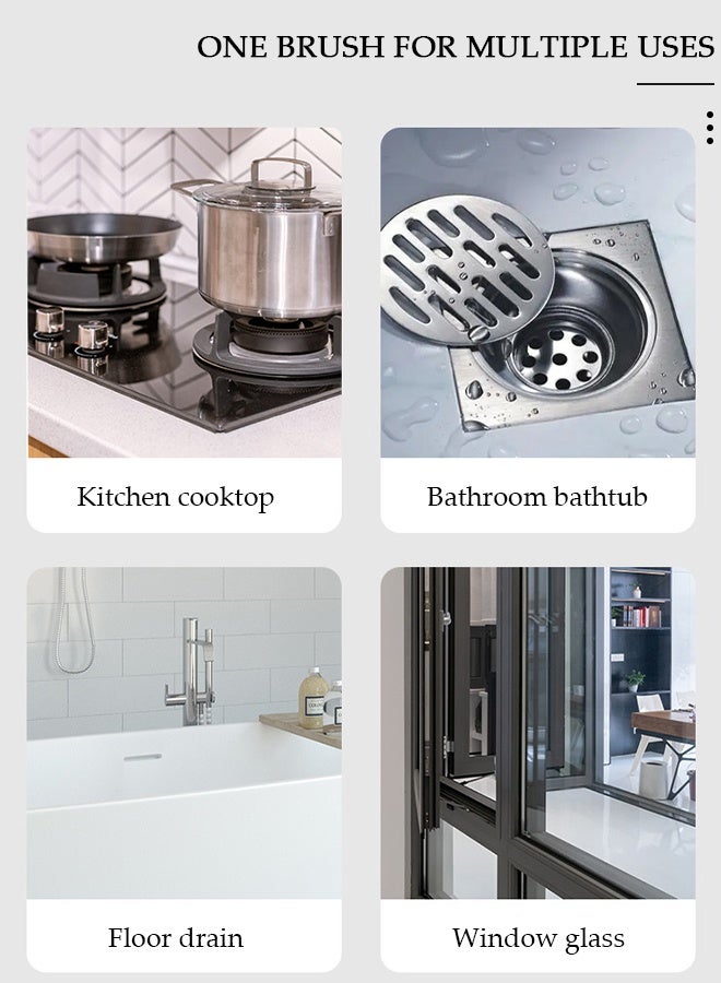 DUNISO Electric Spin Scrubber, Cordless Cleaning Brush with 3 Brush Heads Portable Handheld Cleaning ToolRechargeable Grout Brush Power Scrubber for Tub Floor Kitchen Wall Tiles - Image 4