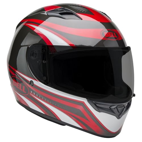 BELL Qualifier Full-Face Motorcycle Helmet (Gloss Conduit Red/Silver - X-Large) - Image 1