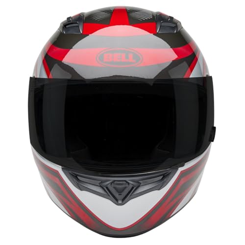BELL Qualifier Full-Face Motorcycle Helmet (Gloss Conduit Red/Silver - X-Large) - Image 2