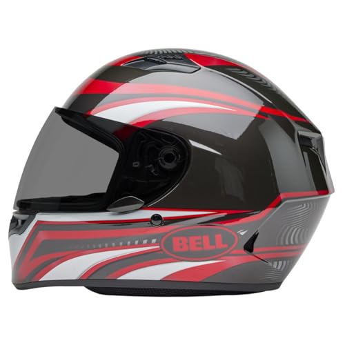 BELL Qualifier Full-Face Motorcycle Helmet (Gloss Conduit Red/Silver - X-Large) - Image 4