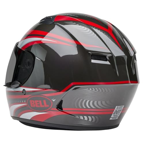 BELL Qualifier Full-Face Motorcycle Helmet (Gloss Conduit Red/Silver - X-Large) - Image 5