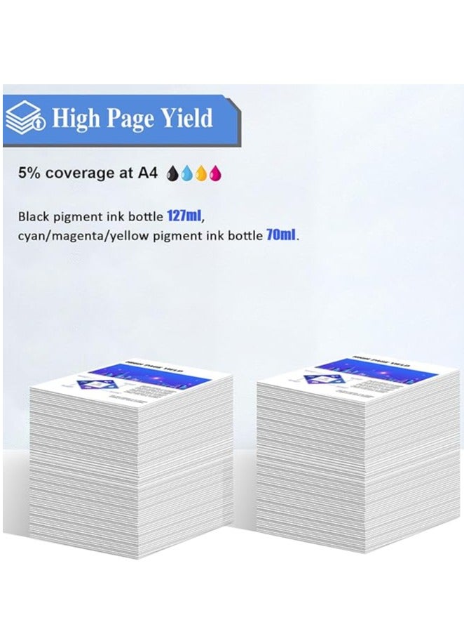 compatible EcoTank 673 Ink Bottles Set Compatible for Epson Printer L800 L805 L810 L850 L1800 Black,Cyan, Yellow, magenta,Light cyan , Light Magenta - Image 4