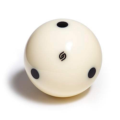 Aramith Tournament Black Billiard Pool Cue Ball 2 1/4" 6 Black Dots in a blister - Image 2