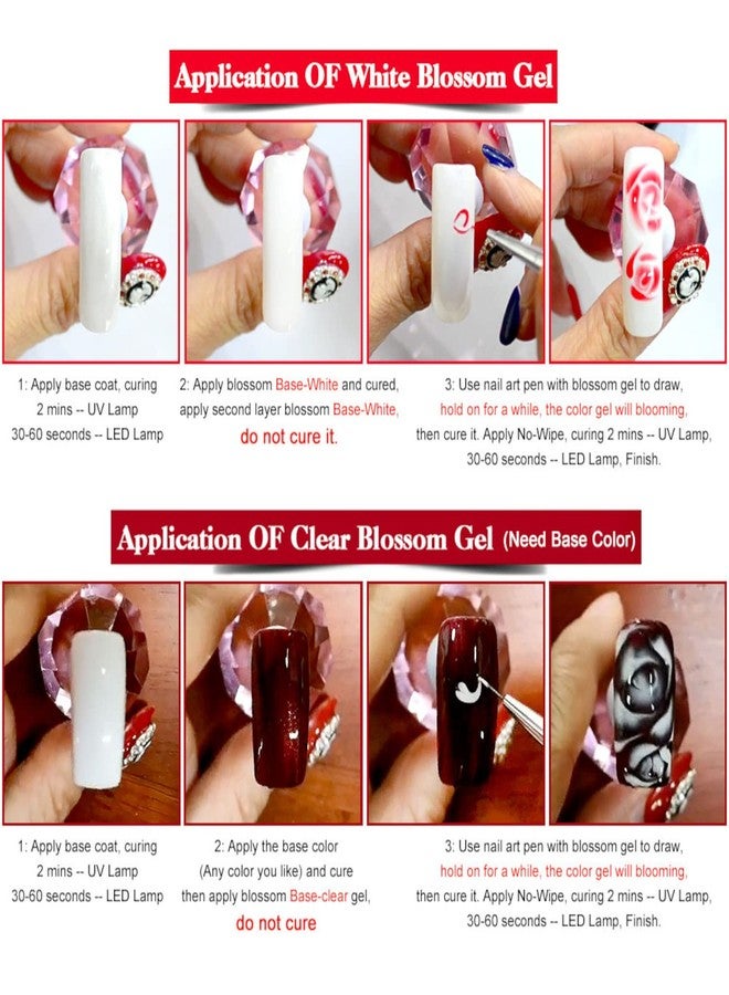 Venalisa Blossom Gel from BELLE GAGA™ 7.5ml Rose Flower Blooming Effect Nail Gel Polish (V675) - Image 4