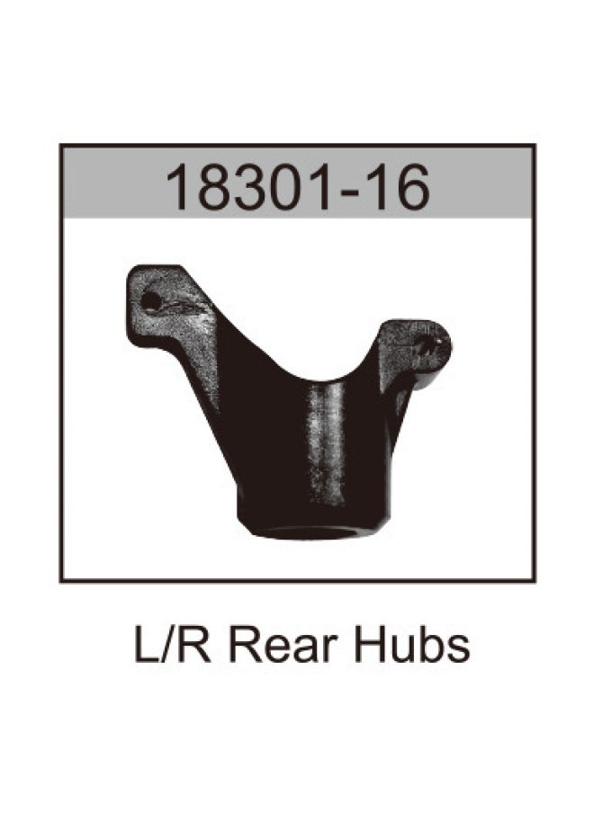 Generic - 18311 Remote Control Car Accessories 18301 High-speed Remote Control Racing Car 2.4g Electronic Plastic Components 18321-Color:Rear Left And Right Hub - Image 1