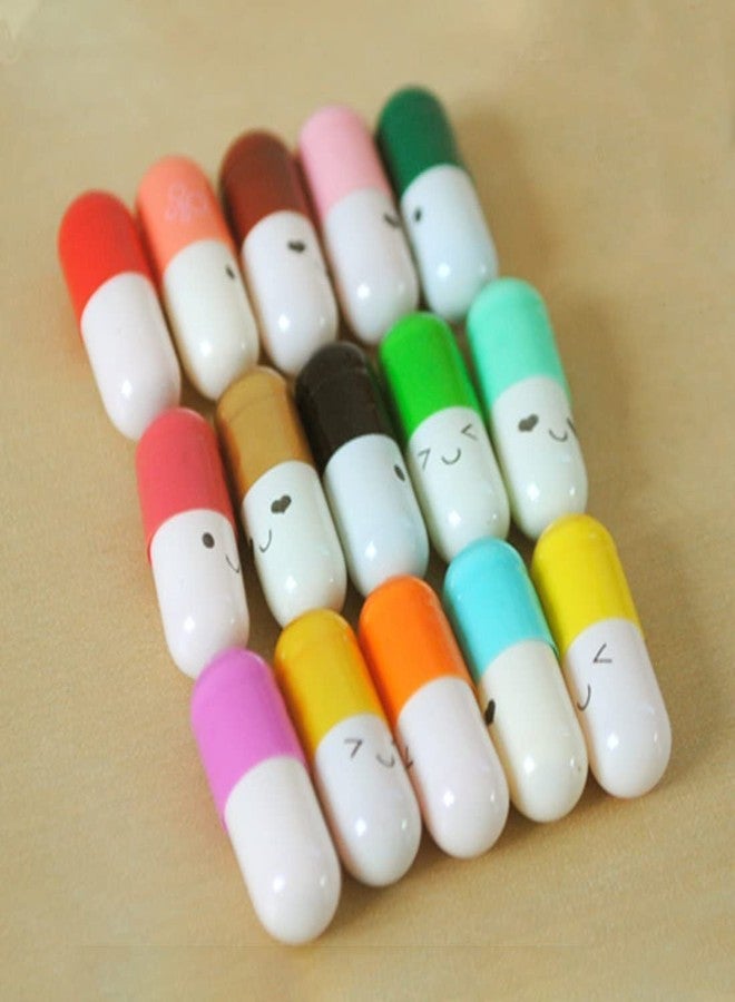 PartyYeah 300 Pcs Tiny Love Message Capsule Letter in a Bottle Cute Love Friendship Half Pill in Random Color - Image 4