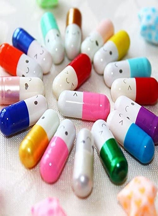 PartyYeah 300 Pcs Tiny Love Message Capsule Letter in a Bottle Cute Love Friendship Half Pill in Random Color - Image 3