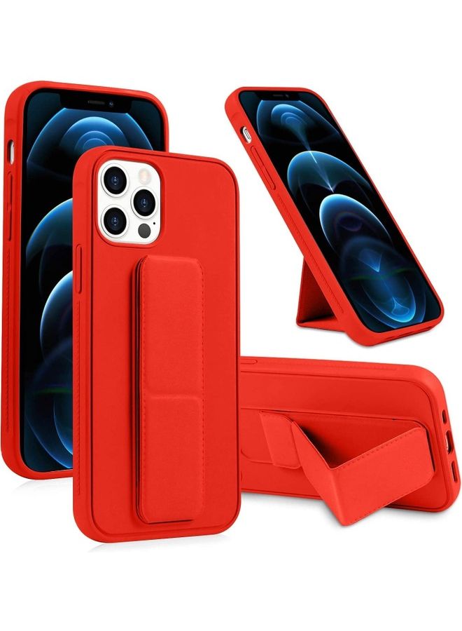 ICS Apple iPhone 12 Pro Case with Magnetic Stand u0026 Holder Red - Image 1