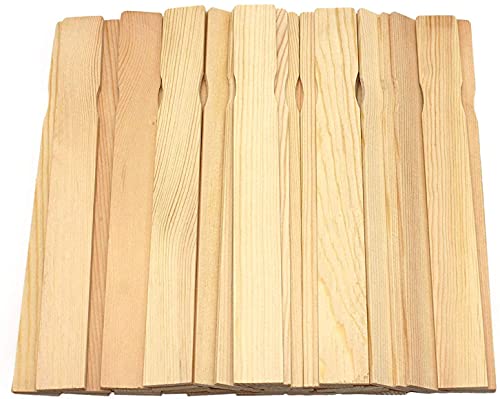 REWISS Paint Stir Sticks-Rewiss Bulk 100 PCS 10in Length Bamboo Craft Sticks Natural Color Paint Stir Sticks - Image 1