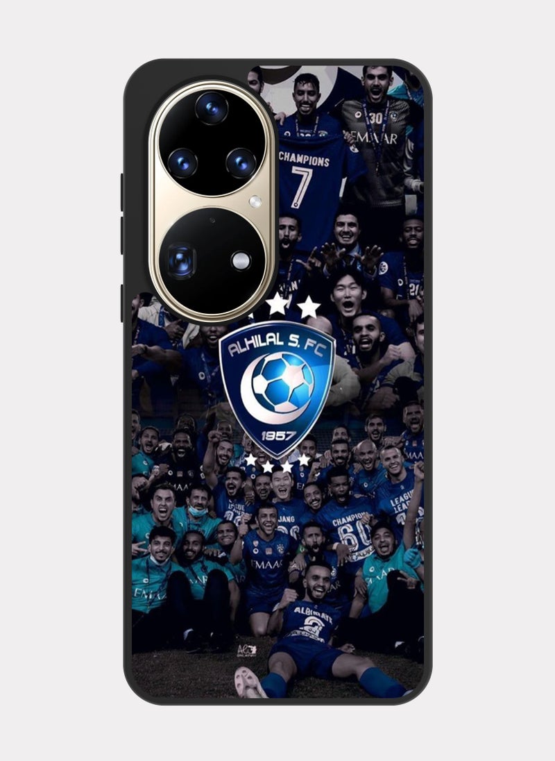 بكسلات كفر هواوي بي 50 برو نادي الهلال  ازرق - Image 1