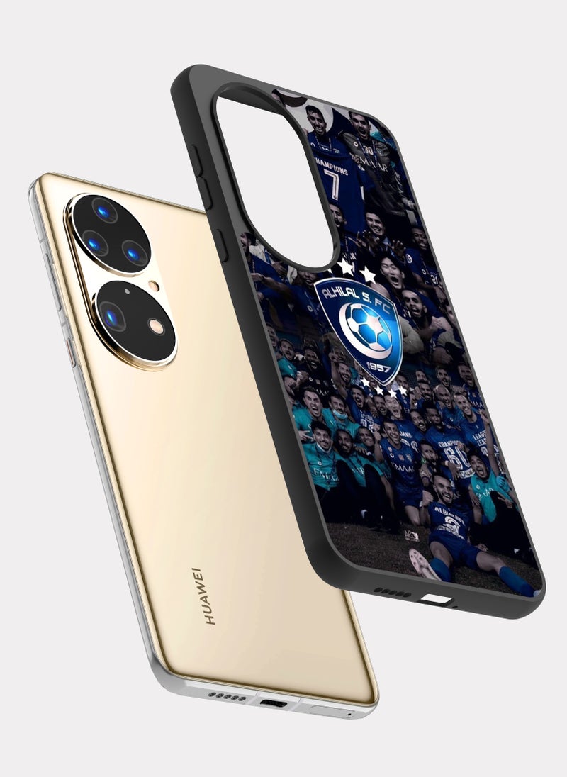 بكسلات كفر هواوي بي 50 برو نادي الهلال  ازرق - Image 2