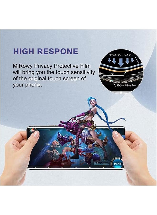 X-level - Privacy Screen Protector for Honor X9c 5G Tempered Glass,Support Fingerprint Unlocking,9H Hardness Anti-Spy Full Coverage Protector Anti Scratch Screen Protector - Image 1