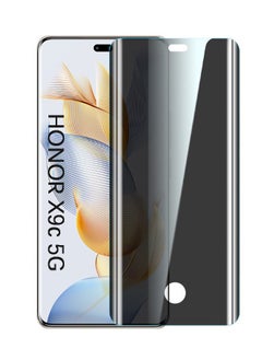 X-level Privacy Screen Protector for Honor X9c 5G Tempered Glass,Support Fingerprint Unlocking,9H Hardness Anti-Spy Full Coverage Protector Anti Scratch Screen Protector  - Image 1