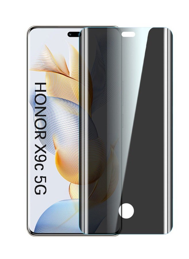 X-level - Privacy Screen Protector for Honor X9c 5G Tempered Glass,Support Fingerprint Unlocking,9H Hardness Anti-Spy Full Coverage Protector Anti Scratch Screen Protector - Image 1