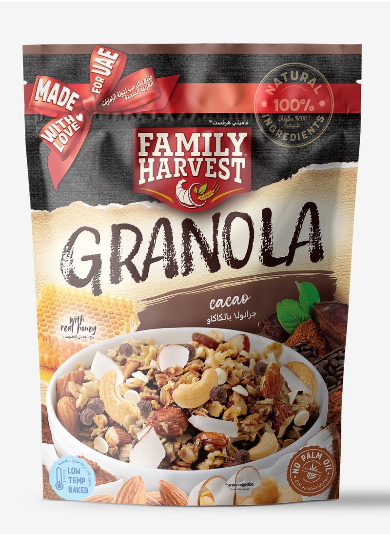 FAMILY HARVEST - Granola with Cacao 250g - Image 1