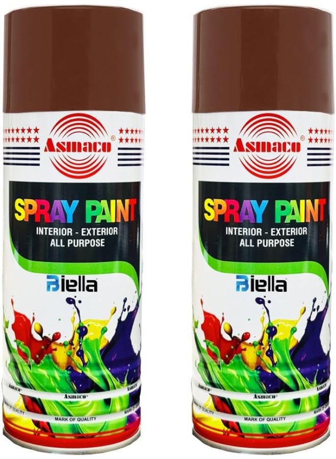 Biella Spray Paint Brown 2Pcs