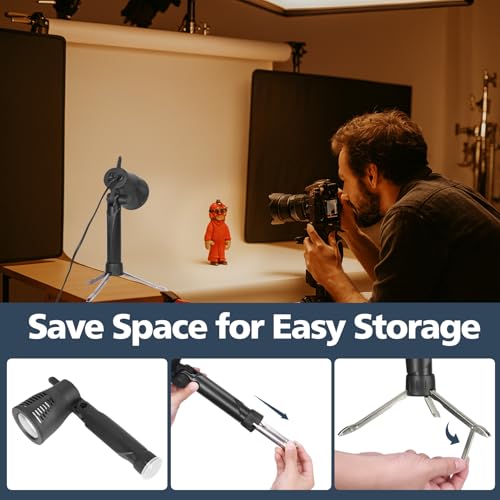 EMART Photography LED Continuous Light Lamp 5500K Portable Camera Photo Lighting for Table Top Studio - 2 Sets - Image 4