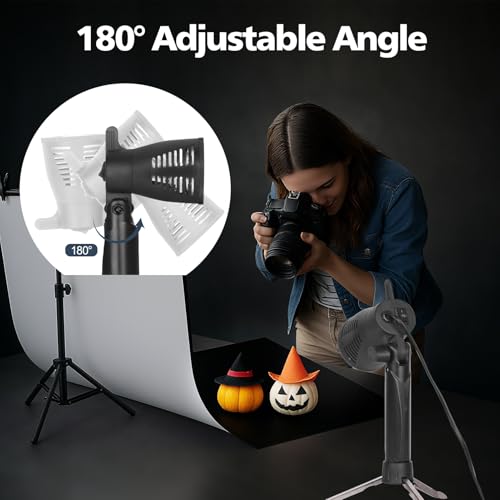 EMART Photography LED Continuous Light Lamp 5500K Portable Camera Photo Lighting for Table Top Studio - 2 Sets - Image 3