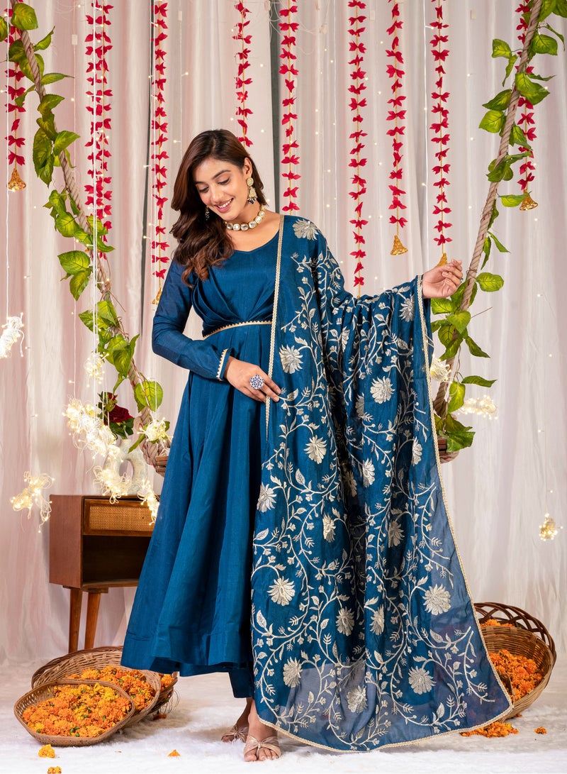 Launching product with exclusive rights belong Gown with Heavy Dupatta work - Image 1