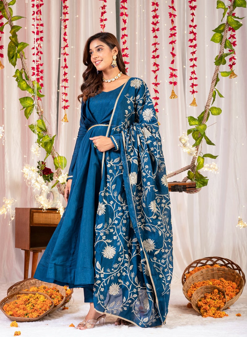 Launching product with exclusive rights belong Gown with Heavy Dupatta work - Image 2