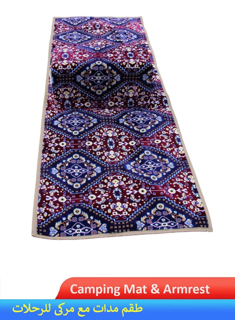 ISHWAZ Camping Floor Mat and Armrest Set for Trips, Padded, Comfortable, Durable, Lightweight, Waterproof, Camping Carpet, Hiking Mat, Versatile for Outdoor Travel and Adventures - Image 1