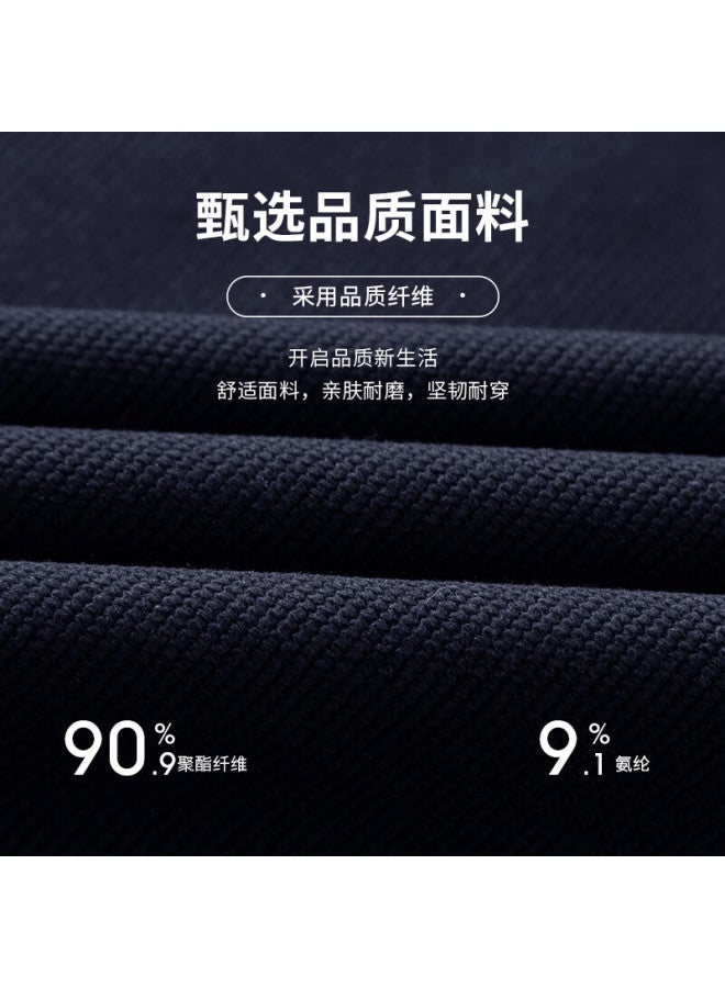 Shanshanshanshan Men's Long Sleeve T-shirt Autumn Casual Versatile Polo Shirt Business Stretch Dad Top - Image 2