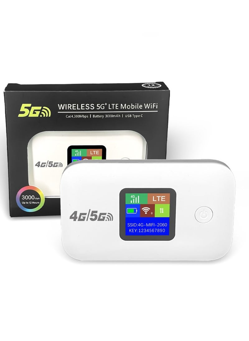 Tanwer 4G portable WIFI color screen pocket wifi router portable shared wireless router - Image 1
