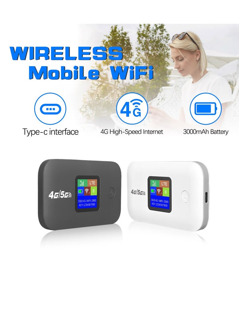 Tanwer 4G portable WIFI color screen pocket wifi router portable shared wireless router - Image 3