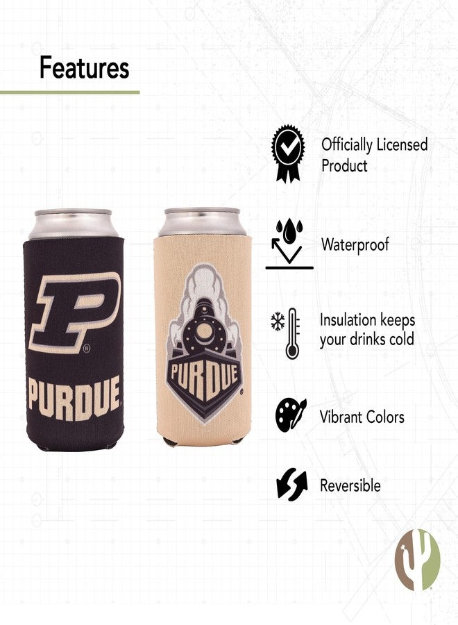 Desert Cactus Purdue University Can Insulator Beverage Cooler 1 Pack Foam Beverage Holder Boilermakers (1 Pack Can - Design A) - Image 5