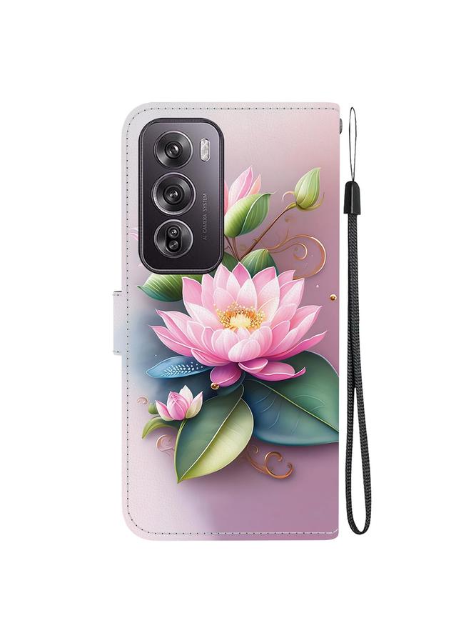S-TOP Case For OPPO Reno12 Pro 5G Global Crystal Texture Colored Drawing Leather Phone Case - Image 3