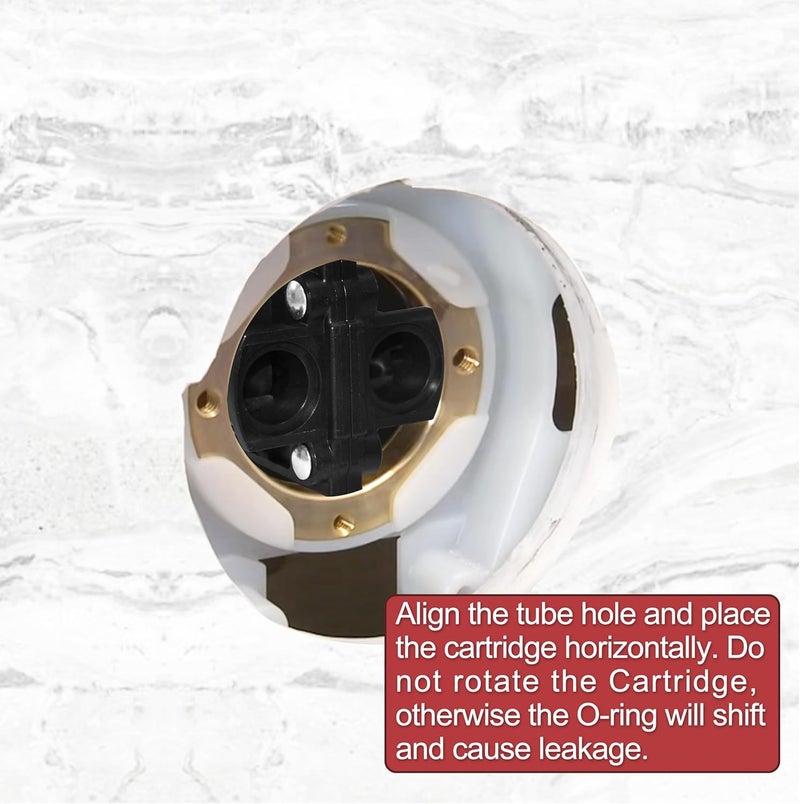 GREATUS GP76851 Mixer Cap and Pressure Balancing Unit (Shower) Parts Cartridge Compatible with Kohler, Replacement for Rite-Temp and 1/2" Shower Valve GP500520 and GP77759 Parts After Market Replacement - Image 5
