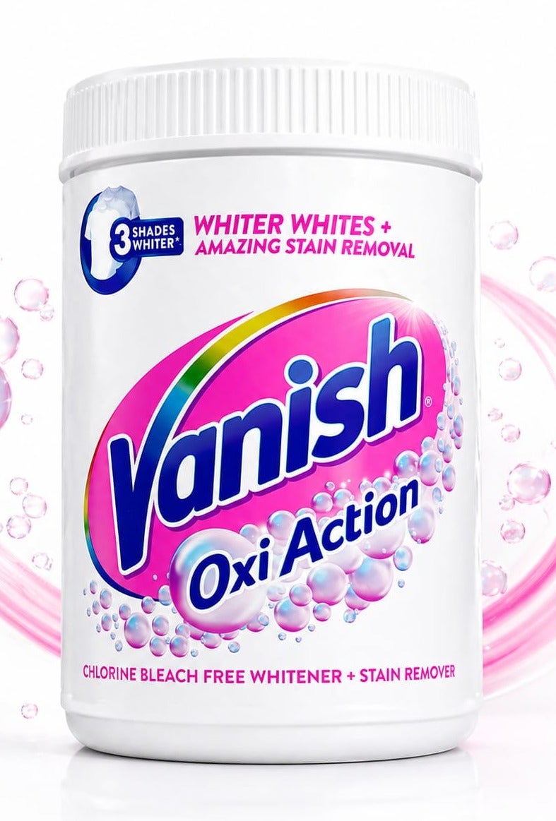 فانش أوكسي أكشن، مسحوق مزيل البقع عن الأقمشة للملابس البيضاء، 1كجم - Image 1