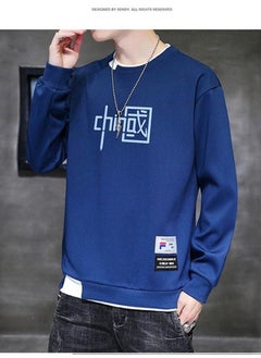 NIBEMINENT Men's Fashion Loose Long-sleeved Sweater Bottoming Shirt New Spring And Autumn Clothes  - Image 2