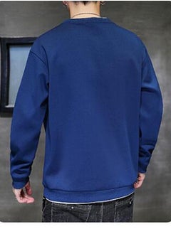NIBEMINENT Men's Fashion Loose Long-sleeved Sweater Bottoming Shirt New Spring And Autumn Clothes  - Image 3
