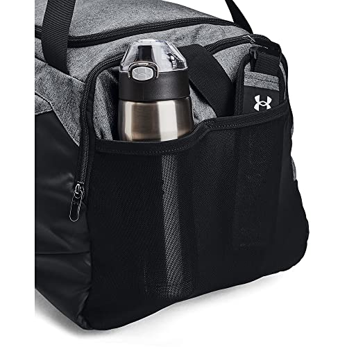 Under Armour unisex-adult Undeniable 5.0 Duffle-Large , Pitch Gray Medium Heather (012)/Metallic Silver , One Size Fits Most - Image 3