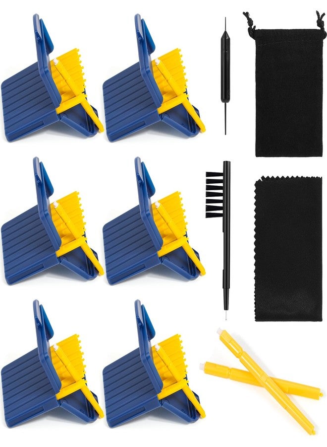 Jollidecor Hearing Aid Wax Guards Filters 48 Pcs Starkey Hearing Aid 1.5 mm Hearing Aids Cleaning Tools Accessories Resound Wax Guards Filters Supplies 6 Packs Earwax Filters Replacement Parts Kits - Image 1