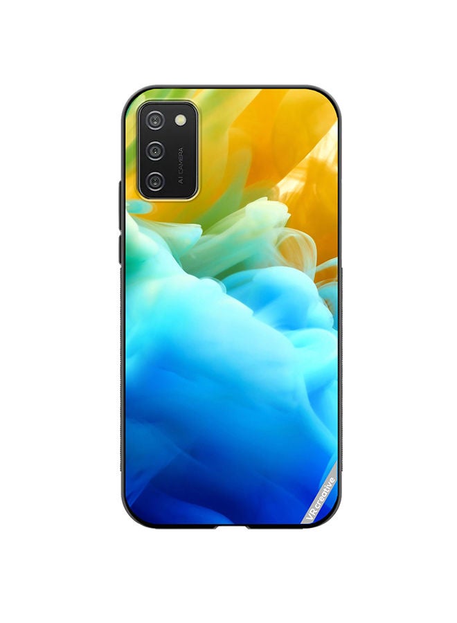 VR CREATIVE Protective Case Cover For Samsung Galaxy A03s Colors Of Layers Design Multicolour - Image 1